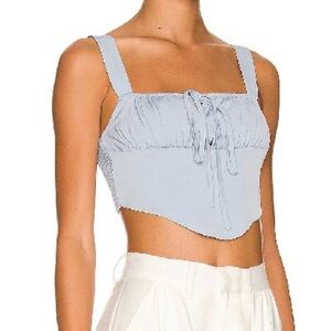 More To Come Tina Ruched Corset Top